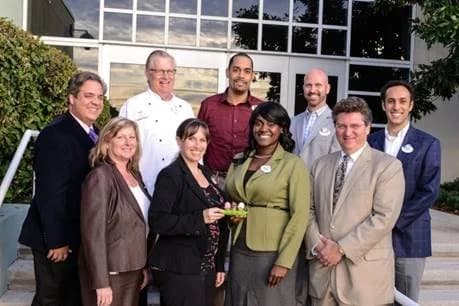 Bill Sims with workshop attendees from Disney